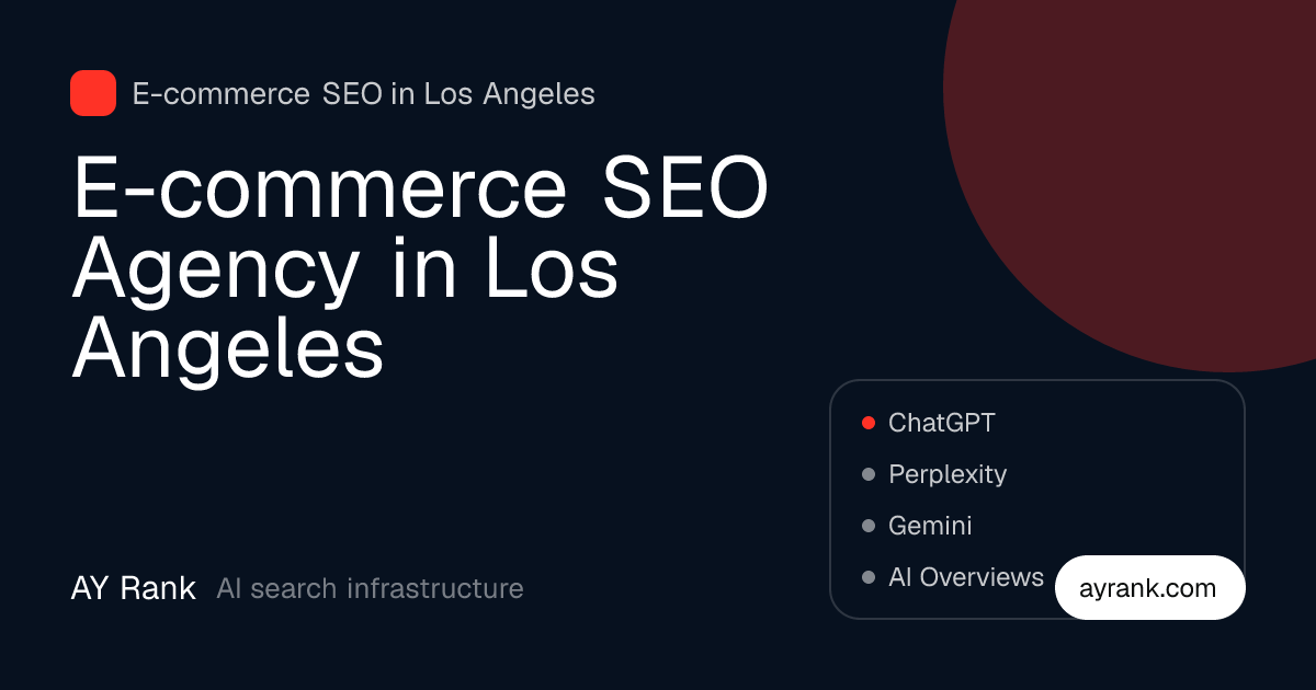 E-commerce SEO in Los Angeles
