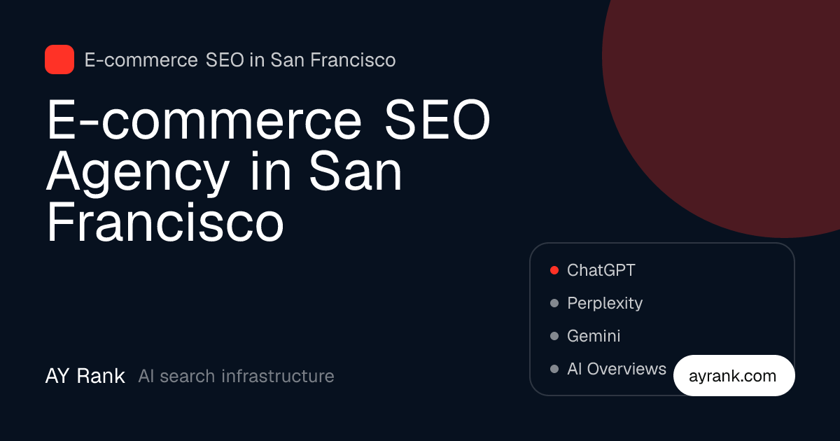 E-commerce SEO in San Francisco