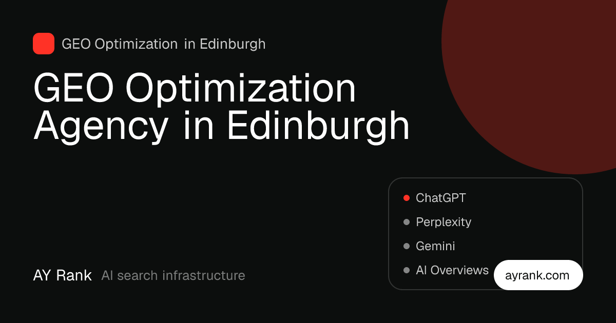 GEO Optimization in Edinburgh