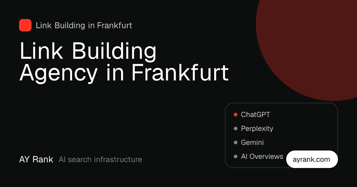 Link Building in Frankfurt