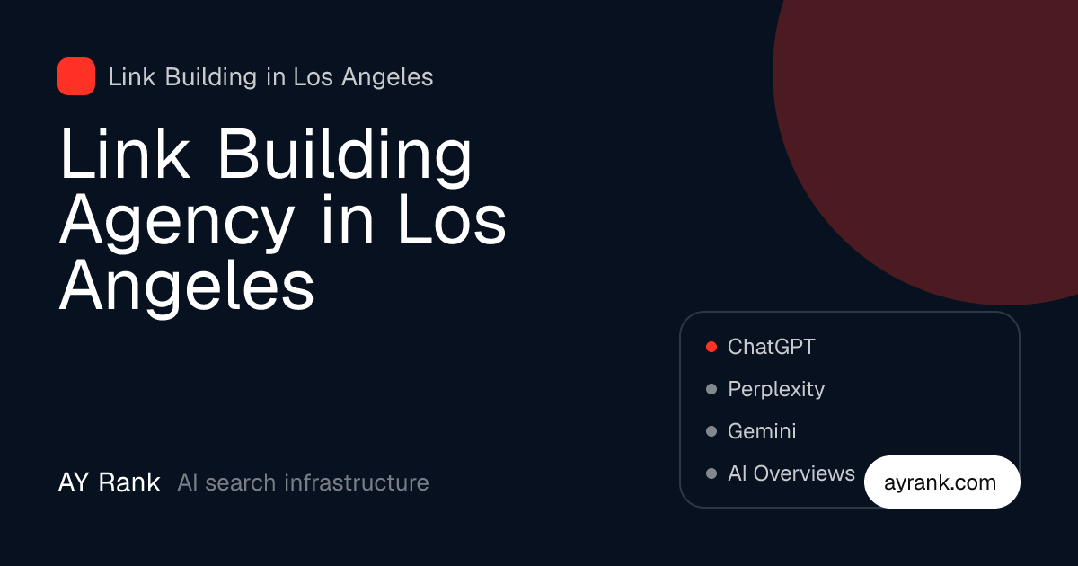 Link Building in Los Angeles