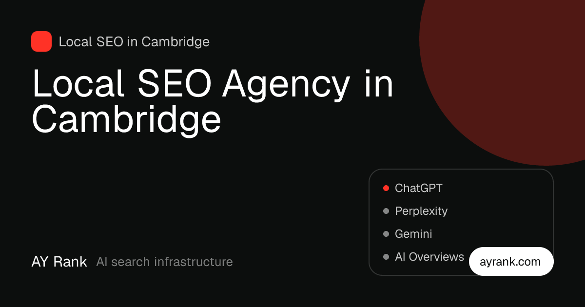 Local SEO in Cambridge