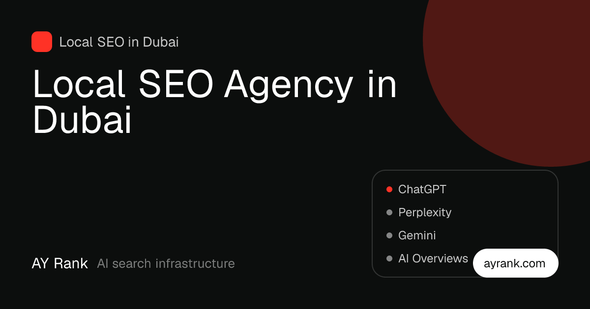 Local SEO in Dubai
