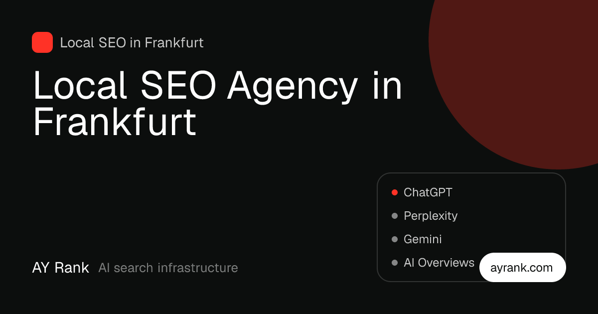 Local SEO in Frankfurt