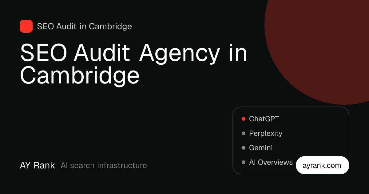 SEO Audit in Cambridge