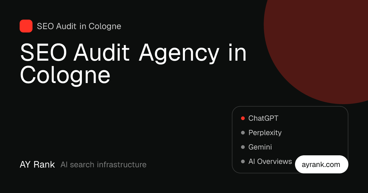 SEO Audit in Cologne
