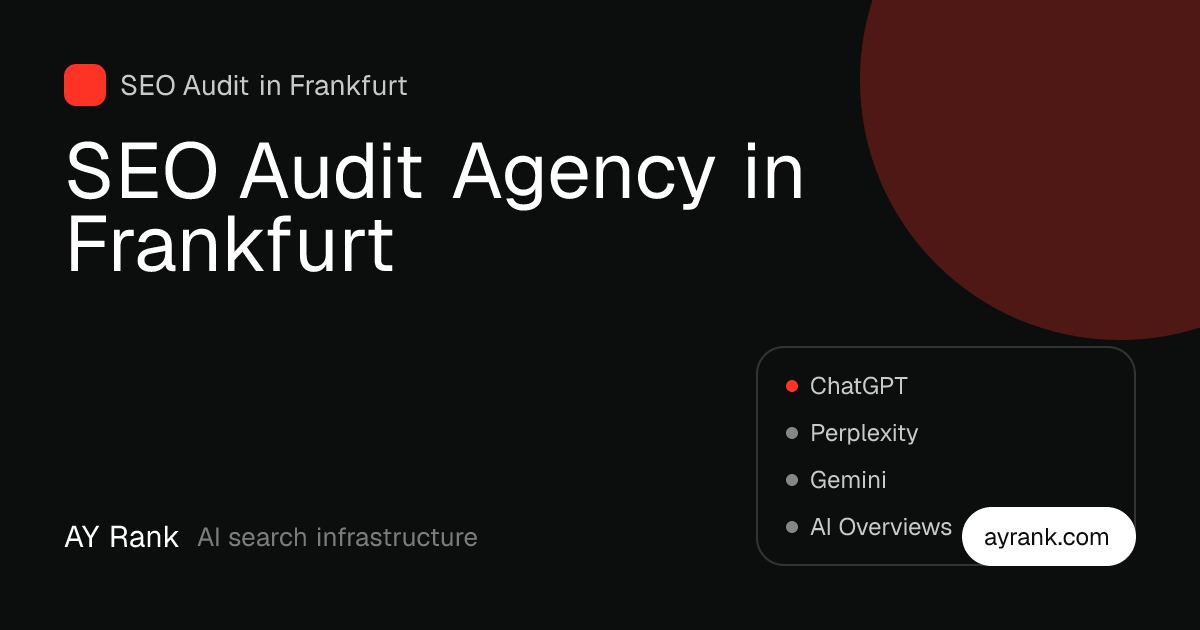 SEO Audit in Frankfurt