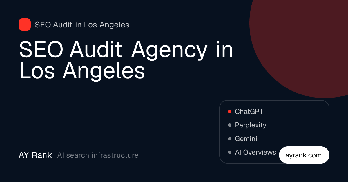SEO Audit in Los Angeles