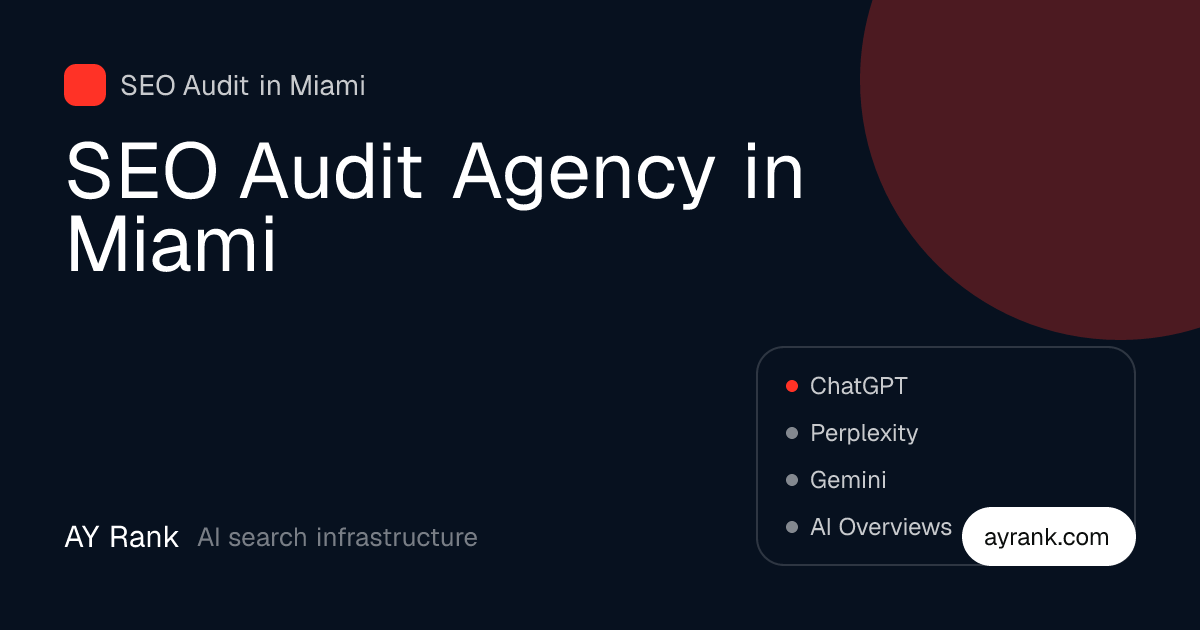 SEO Audit in Miami