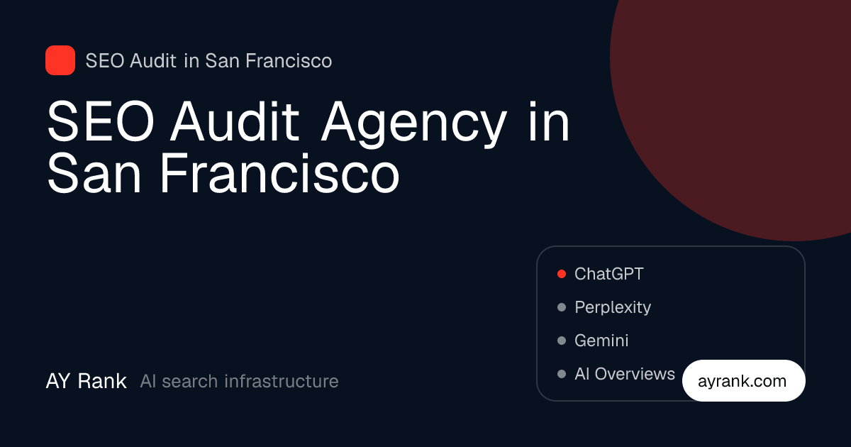 SEO Audit in San Francisco